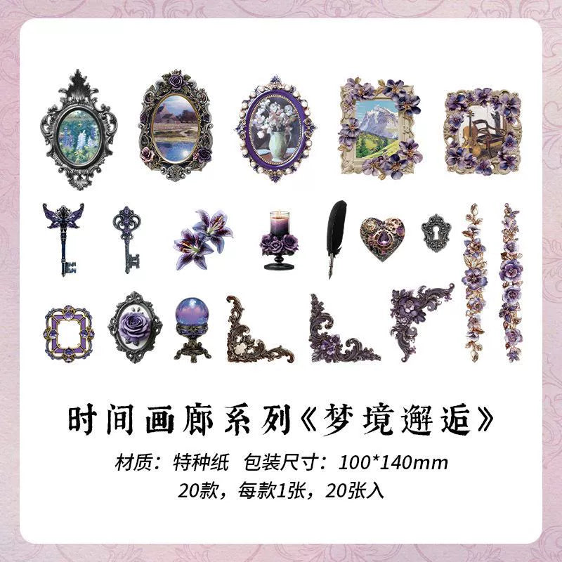 #02801 Vintage House Series Sticker