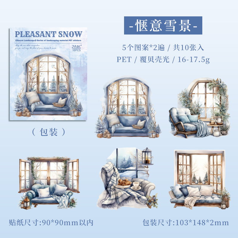 #02255 Secret Landscape Series Sticker