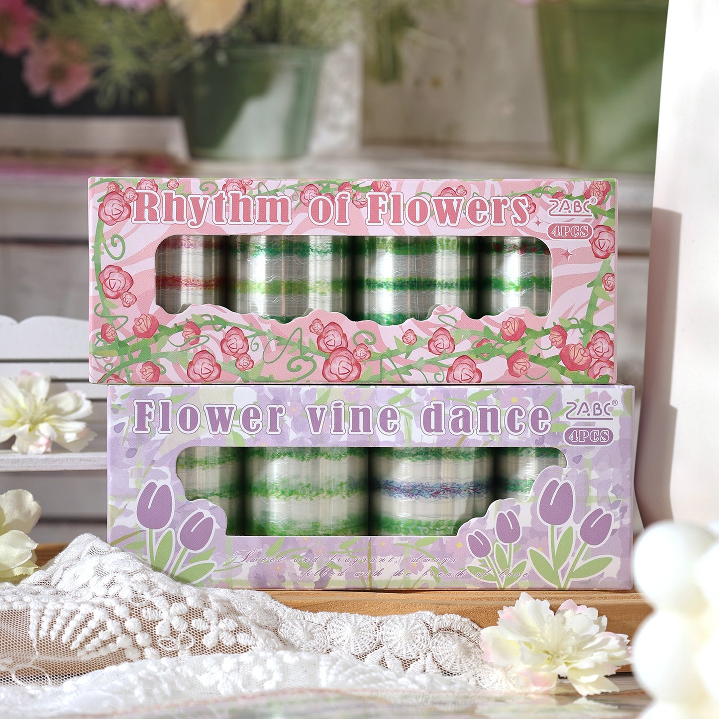#03108 Flower Wave Series Precut Tape