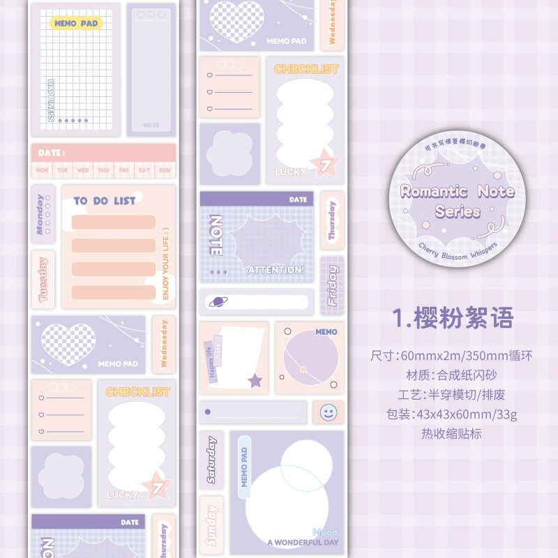 #03136 Romantic Tag Series Tape