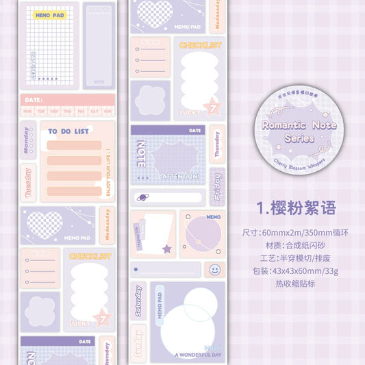 #03136 Romantic Tag Series Tape