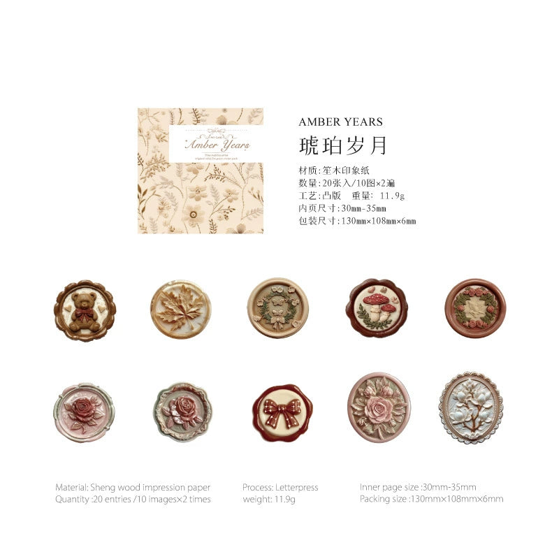 #02746 Fire Stamp Series Sticker