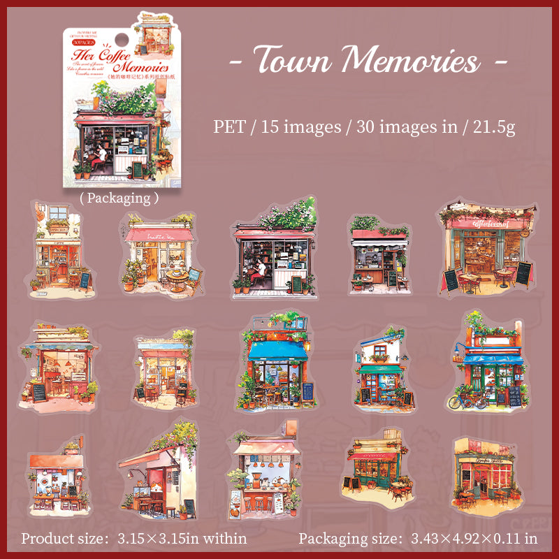 #02646 Memory of Coffee Series Sticker