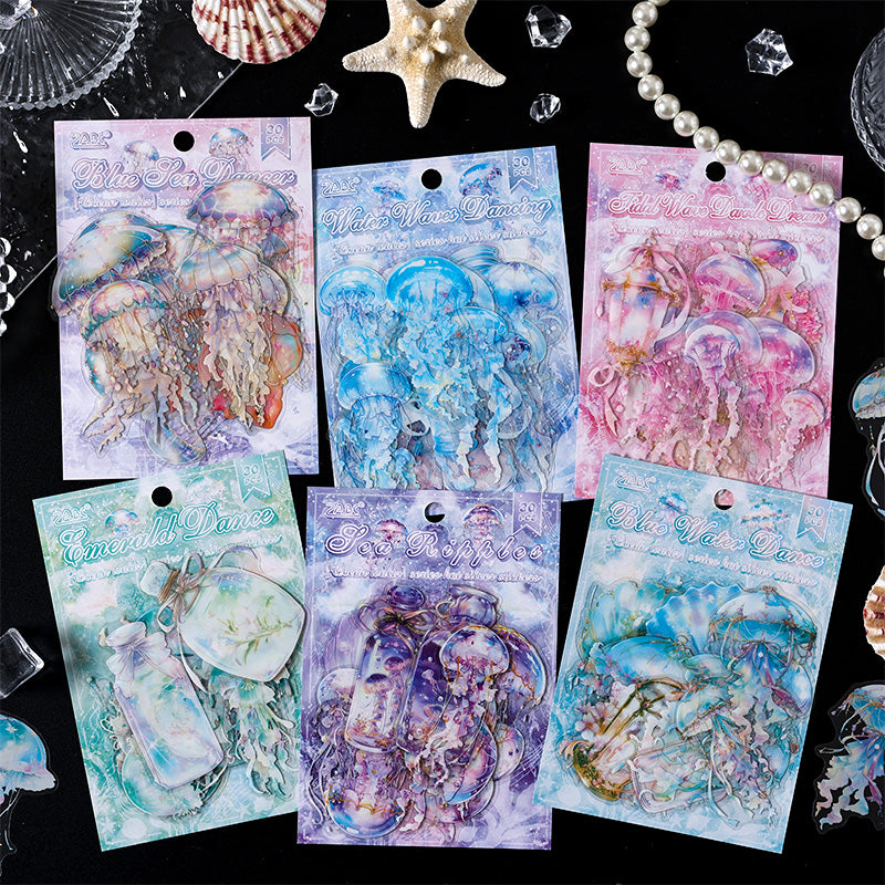 #02445 Jellyfish Series Sticker
