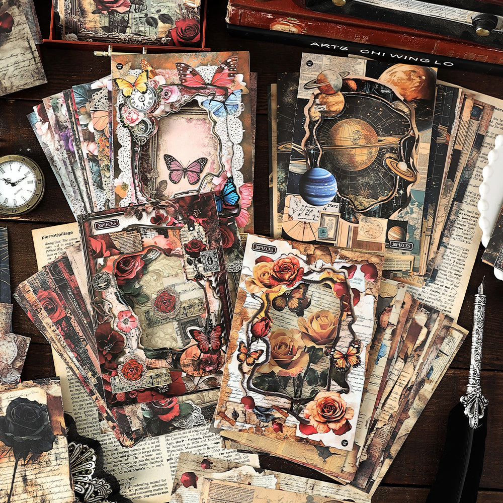 #02300 Vintage Frame Series Sticker