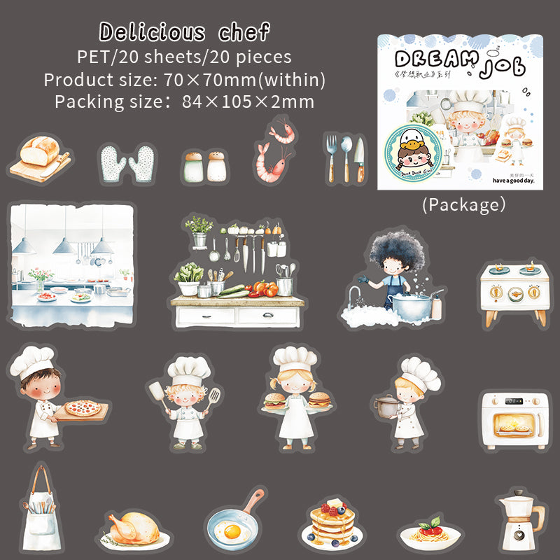 #02055 Dream Job Series Sticker