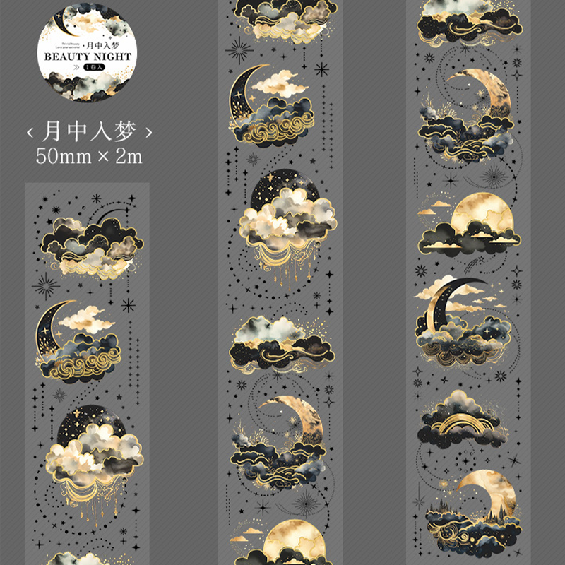 #03002 Under the Night Tape with Patterns