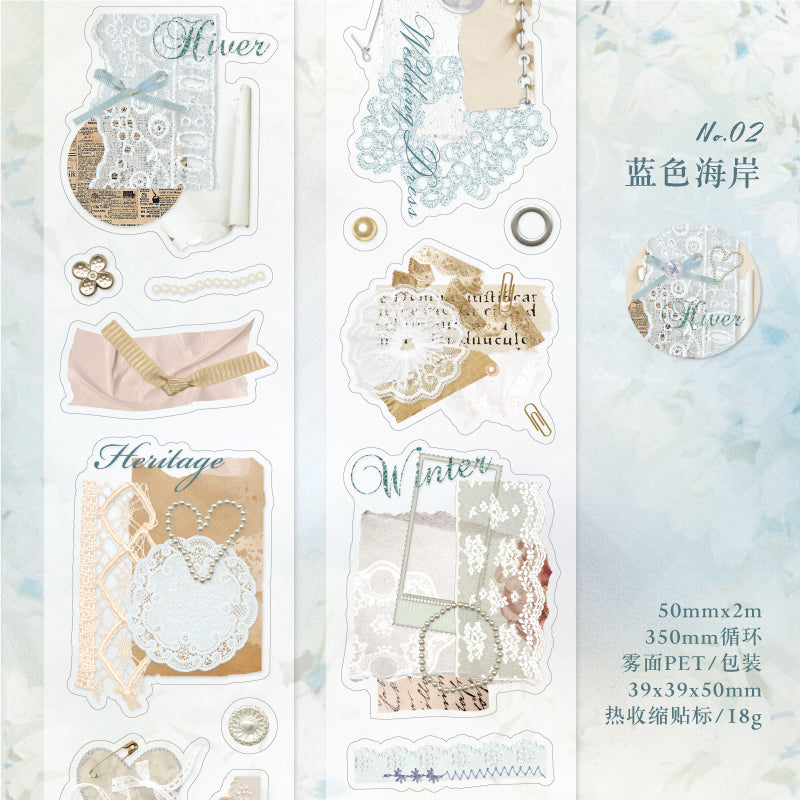 #03008 Romantic Letter Series Tape