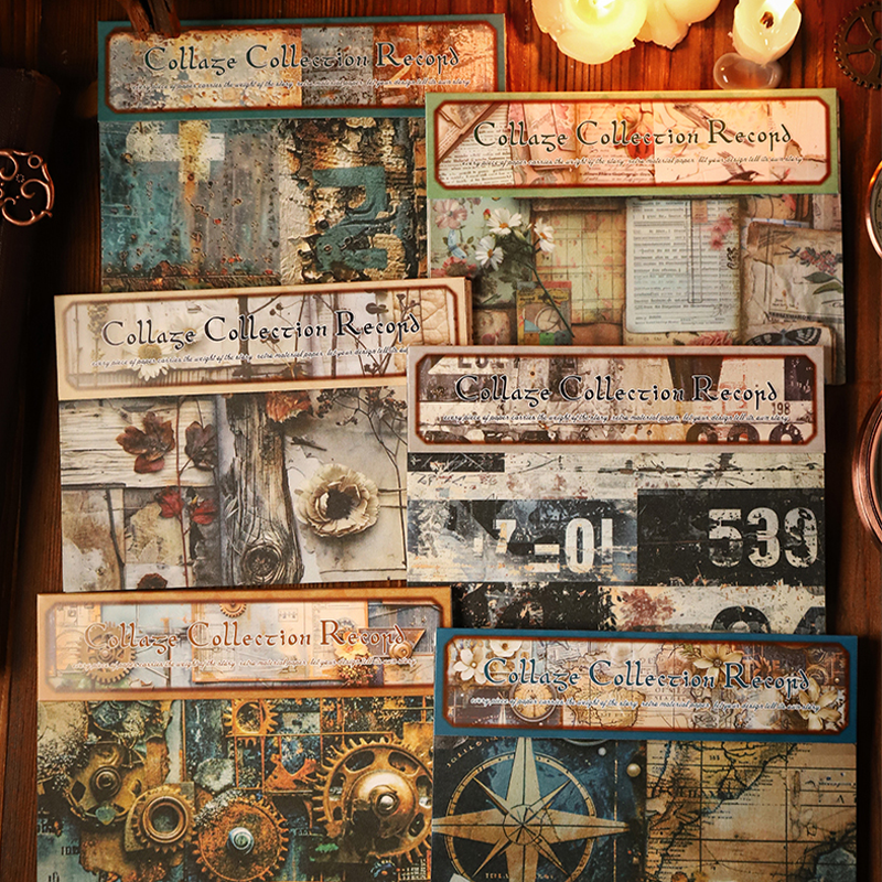 #02020 Collage Collection Record Material Paper