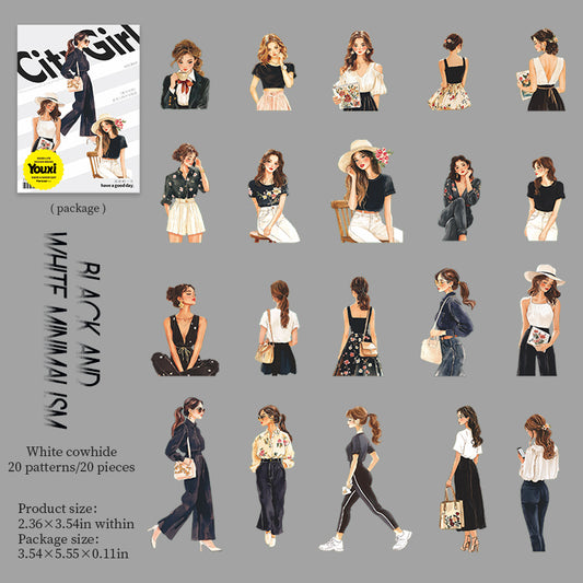 #02660 City Girl Series Sticker