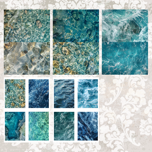 #5A202 POI Print A5 Cardstock Paper Set 10 Pcs