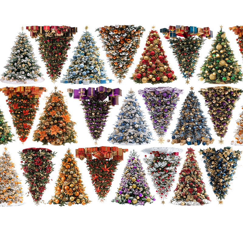 #03224 Customized PET Tape Christmas Tree