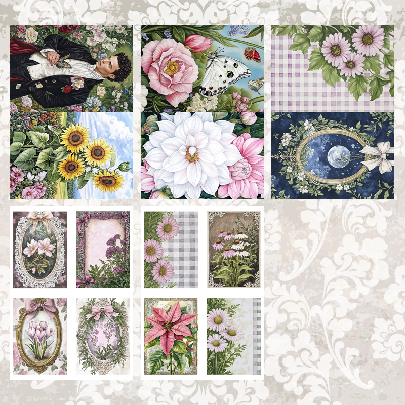 #5A235 POI Print A5 Cardstock Paper Set 10 Pcs