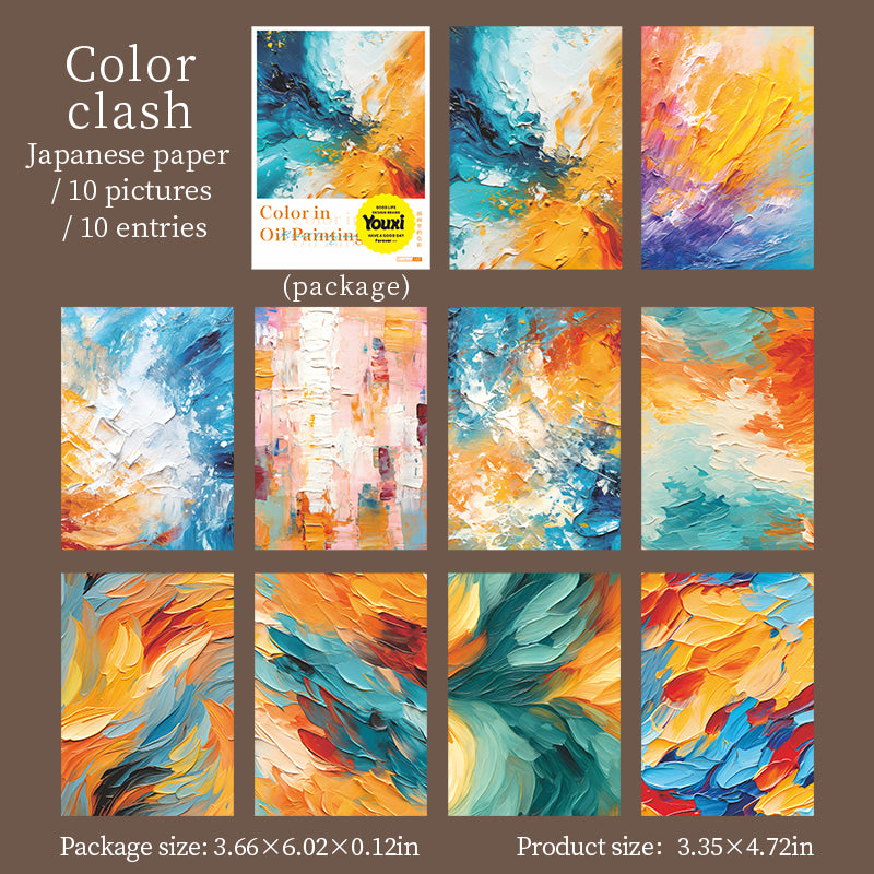 #02547 Washi Color Backgournd Series Material Paper