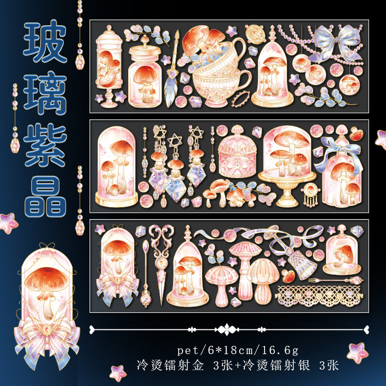 #02067 Shinny Mushroom Series Sticker