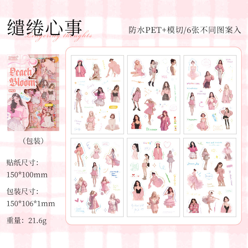 #02503 Pretty Gril Series Sticker