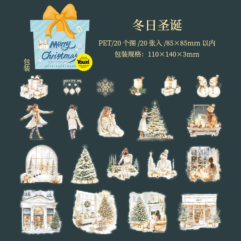 #02912 Christmas Series Sticker