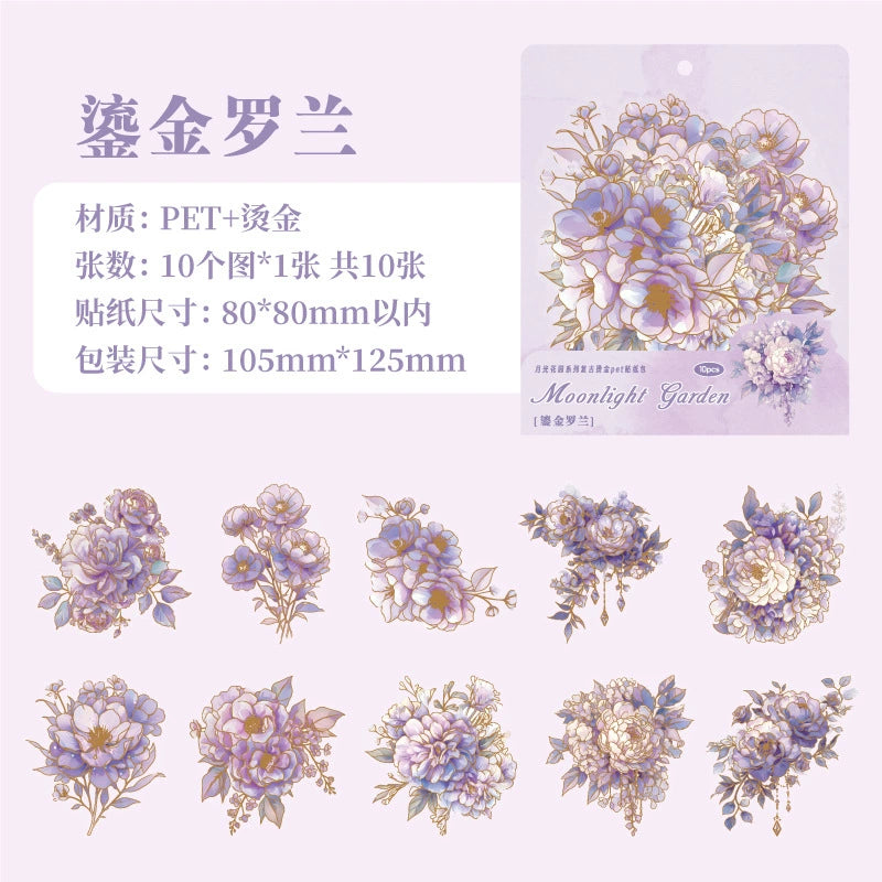 #02383 Moonlight Garden Series Sticker