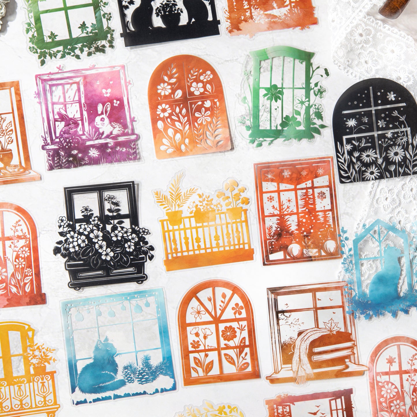 #02484 Natural Art Window Series Sticker