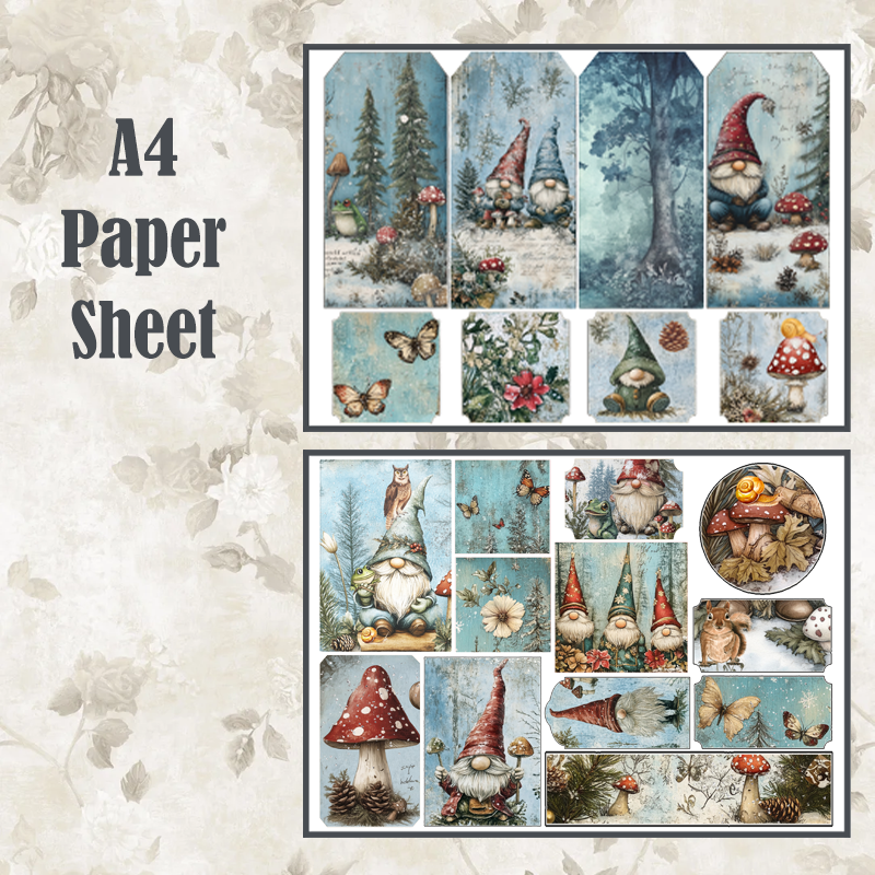 #2 POI Print A4 Cardstock Paper Set 5 Pcs