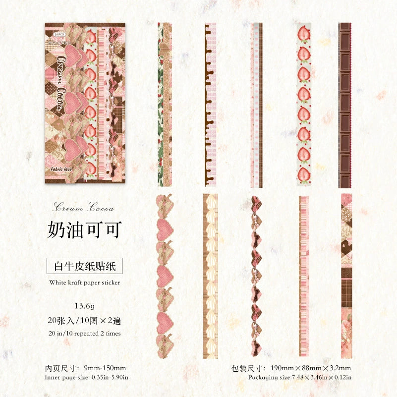 #02783 Cloth Edge Series Sticker