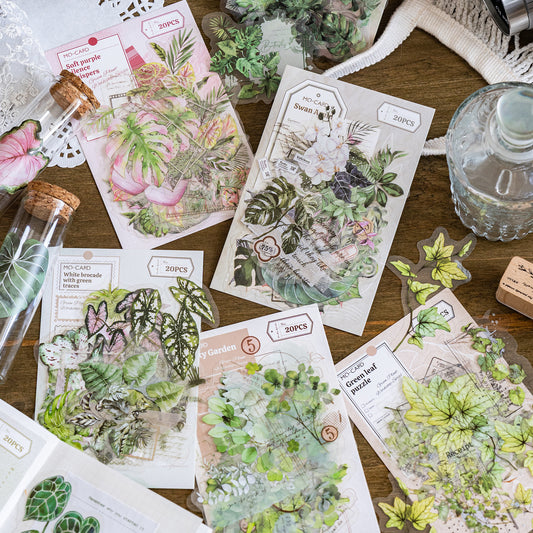 #02198 Washi Plants Series Sticker