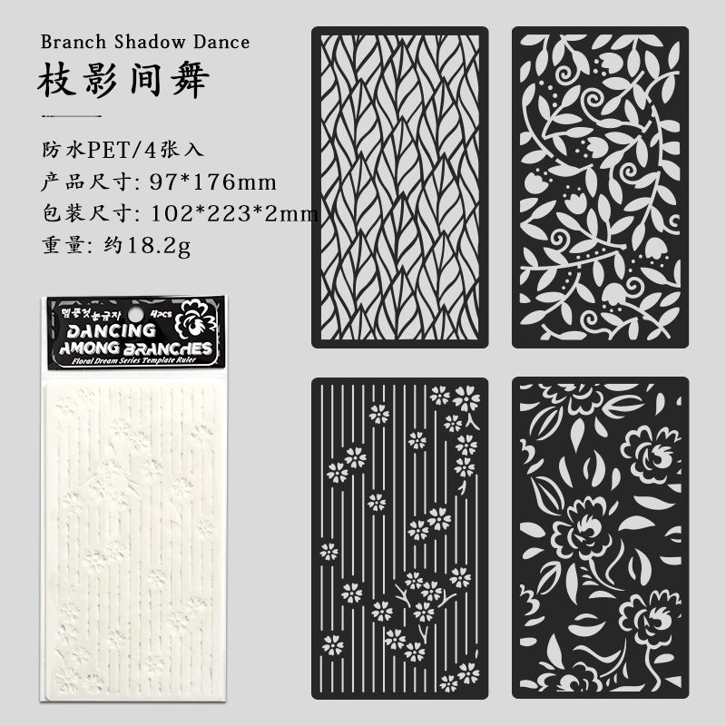 #05011 Flower and Plant Stencil