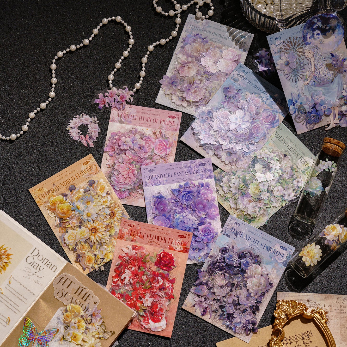 #02585 Fantasy Flower Series Sticker
