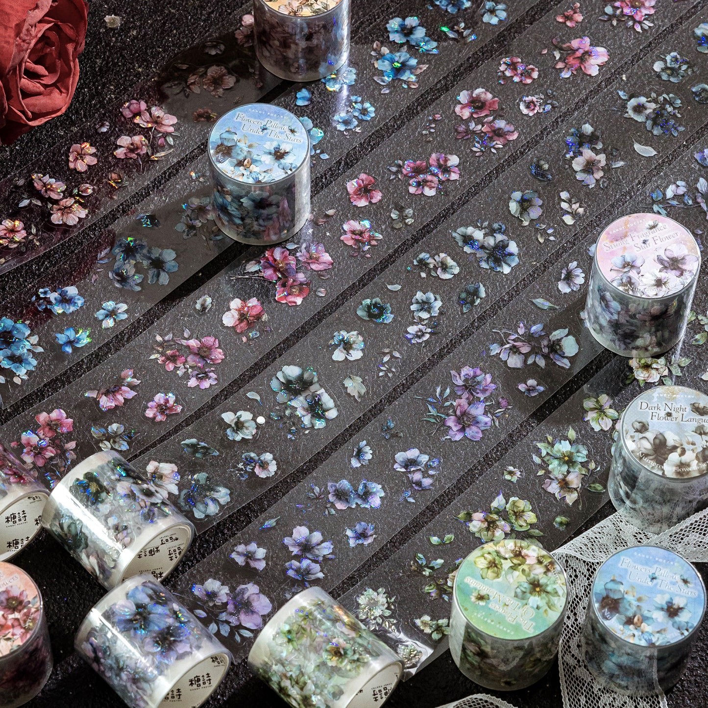 #03105 Crystal Flower Series Precut Tape