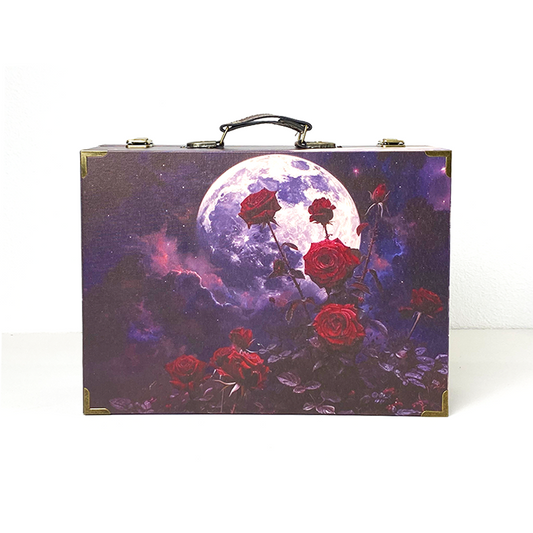 #01043 Customized Pattern Wooden Suitcase
