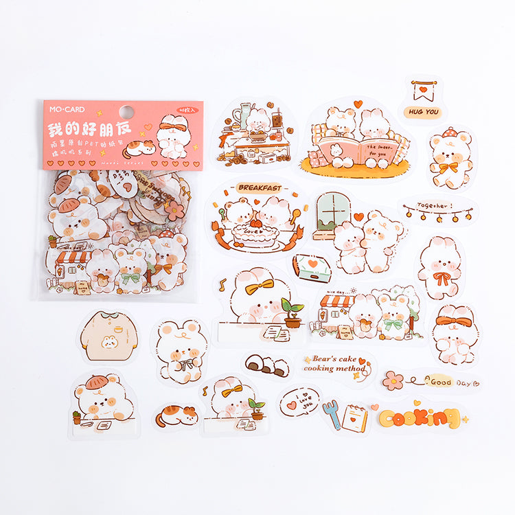 #02154 Cute Bear Series Sticker