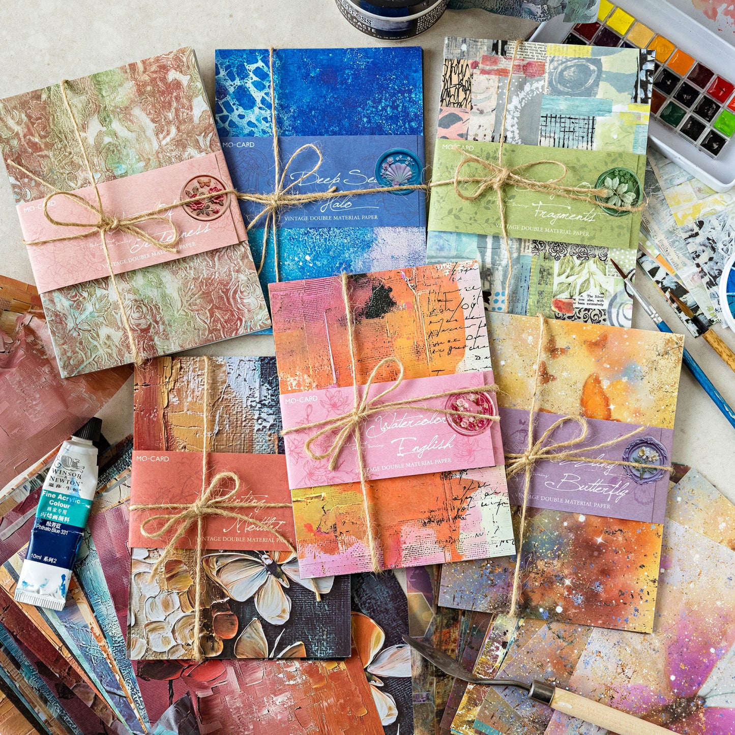 #02461 Vintage Color Series Material Paper
