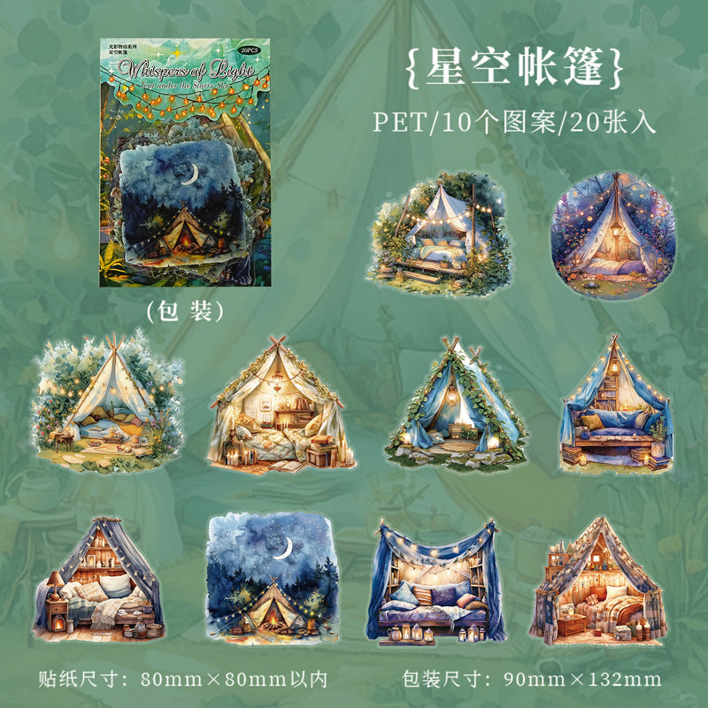 #02167 Whisper of Light Series Sticker