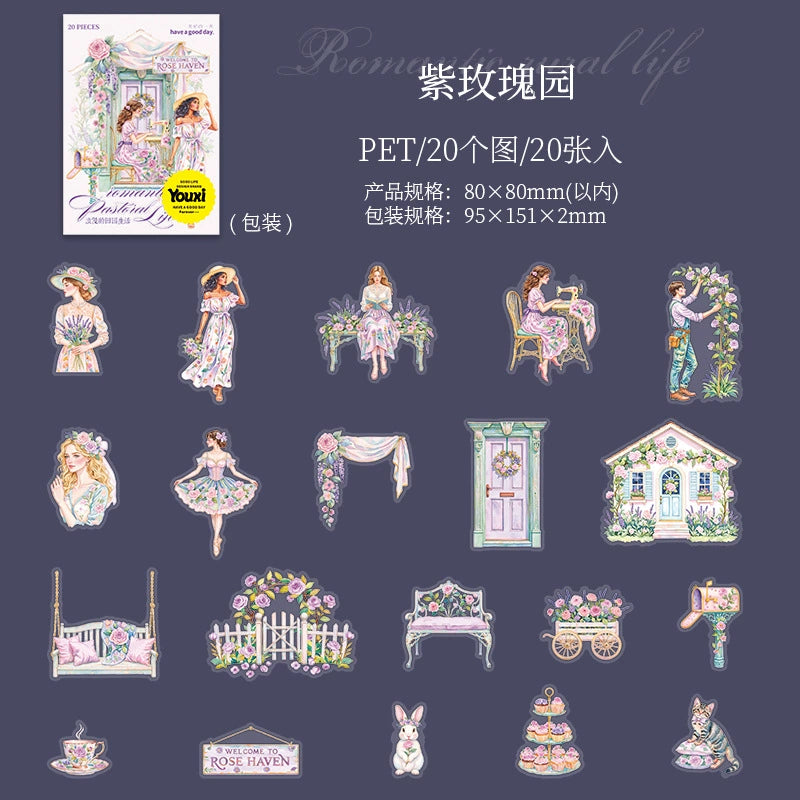 #02797 Romantic Series Sticker