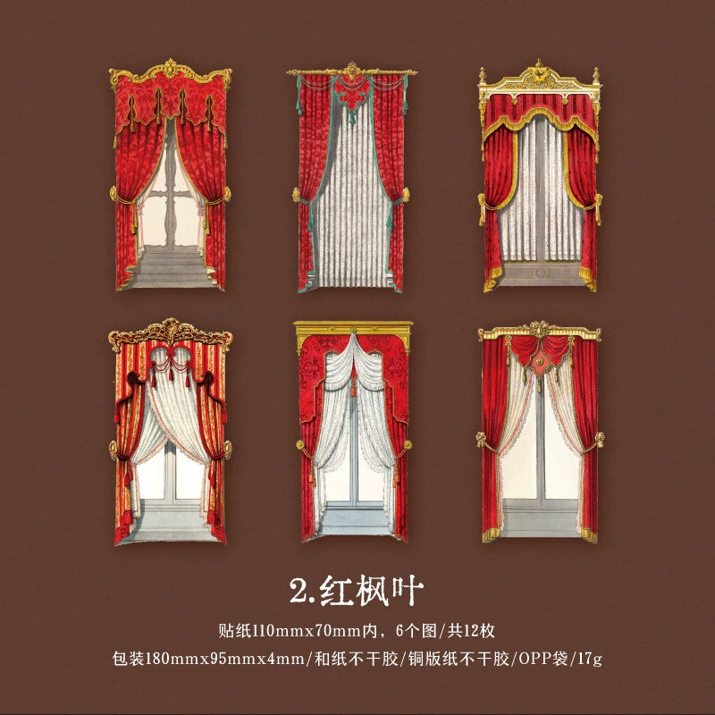 #02791 Side of the Curtain Series Sticker