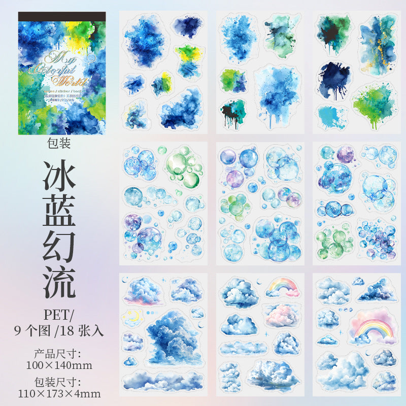 #02485 Washi World Series Sticker