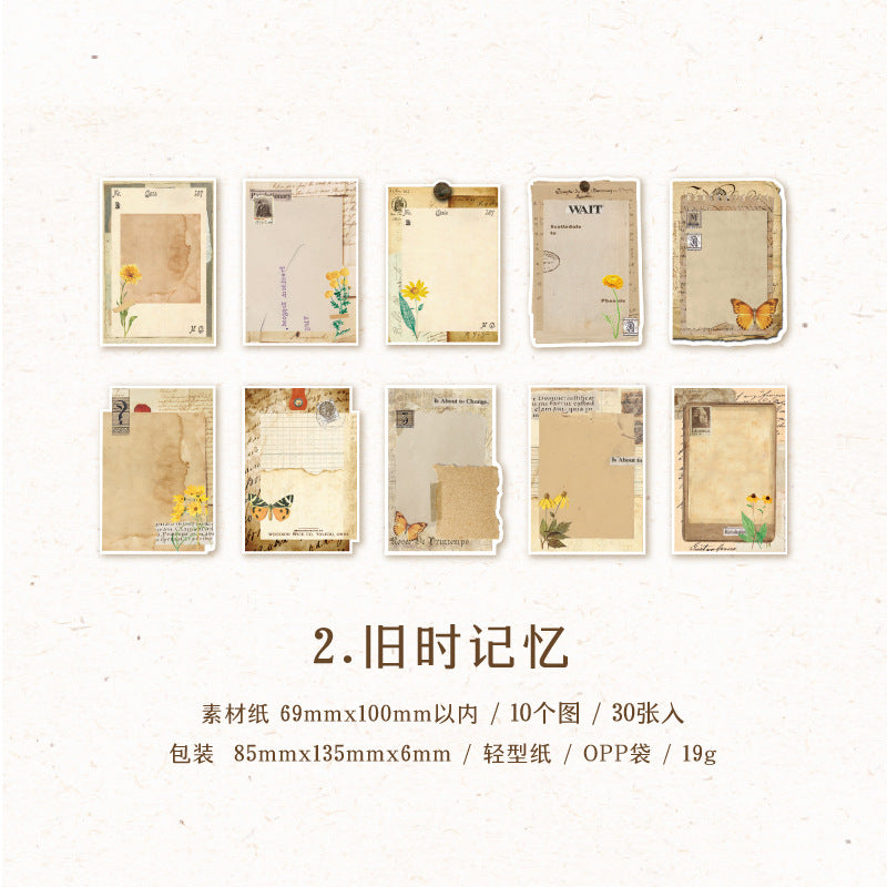 #02776 Flower Note Series Sticker