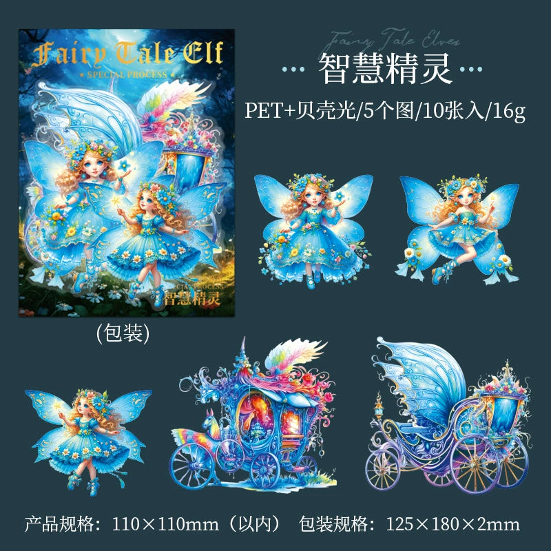 #02804 Fairytale Elves Series Sticker