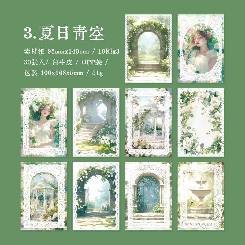 #02396 Lace Portrait Series Sticker