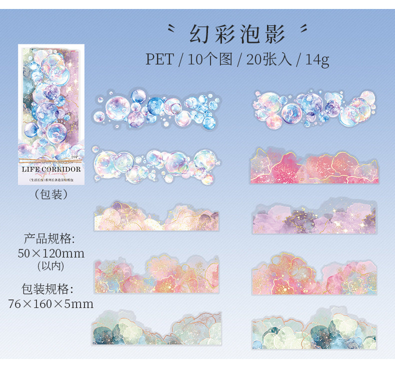 #02032 Mixed Scenery Series Sticker