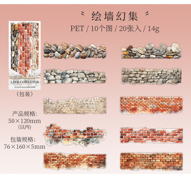 #02032 Mixed Scenery Series Sticker
