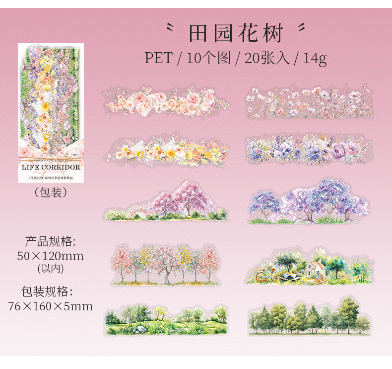 #02032 Mixed Scenery Series Sticker