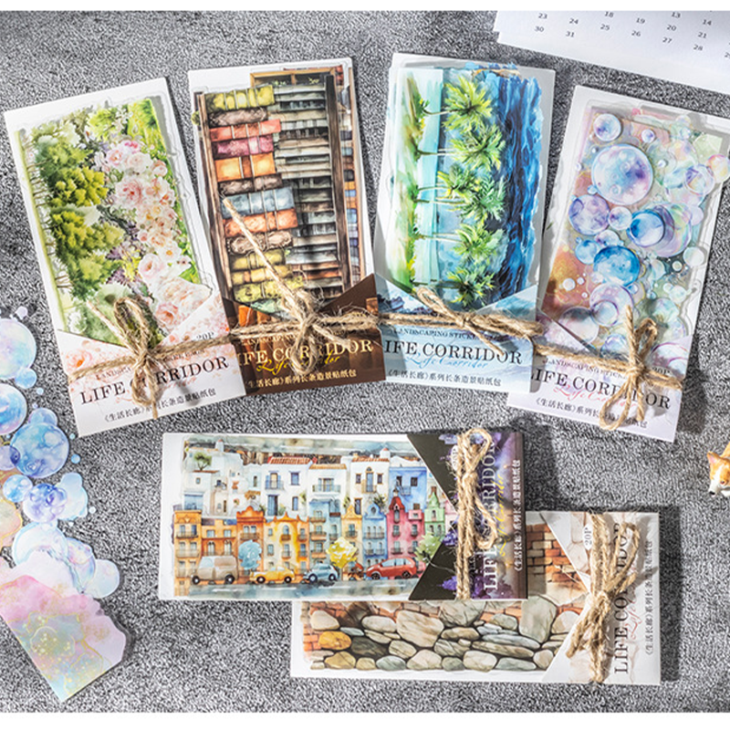 #02032 Mixed Scenery Series Sticker