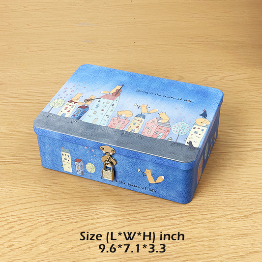 #01033 Metal Box with Mini Lock