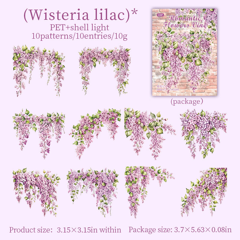 #02581 Romantie Flower Series Sticker