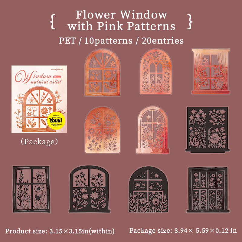 #02484 Natural Art Window Series Sticker