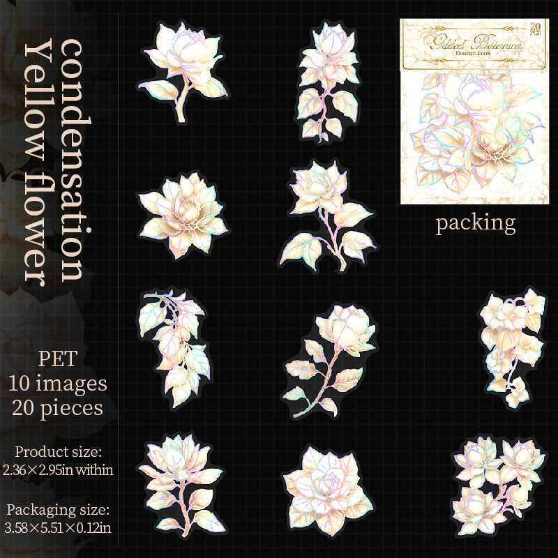 #02856 Shiny Flower Series Sticker
