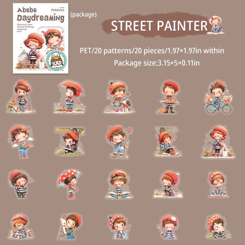 #02875 Boys Diary Series Sticker