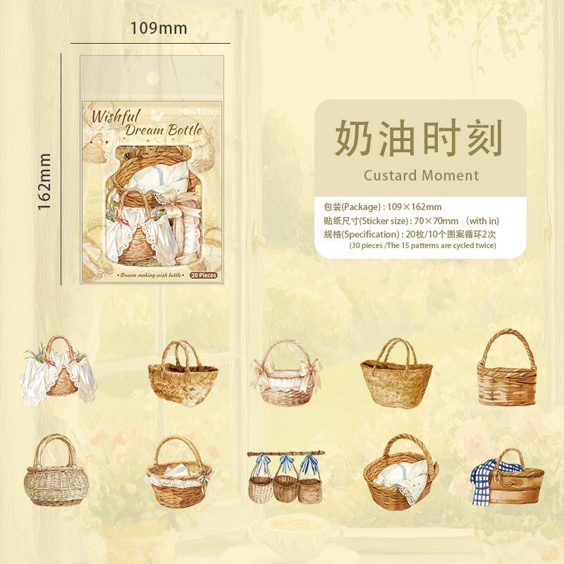 #02802 Dream Bottle/Basket Series Sticker