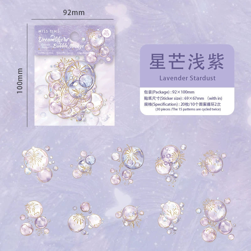 #02803 Fanstay Bubble Series Sticker